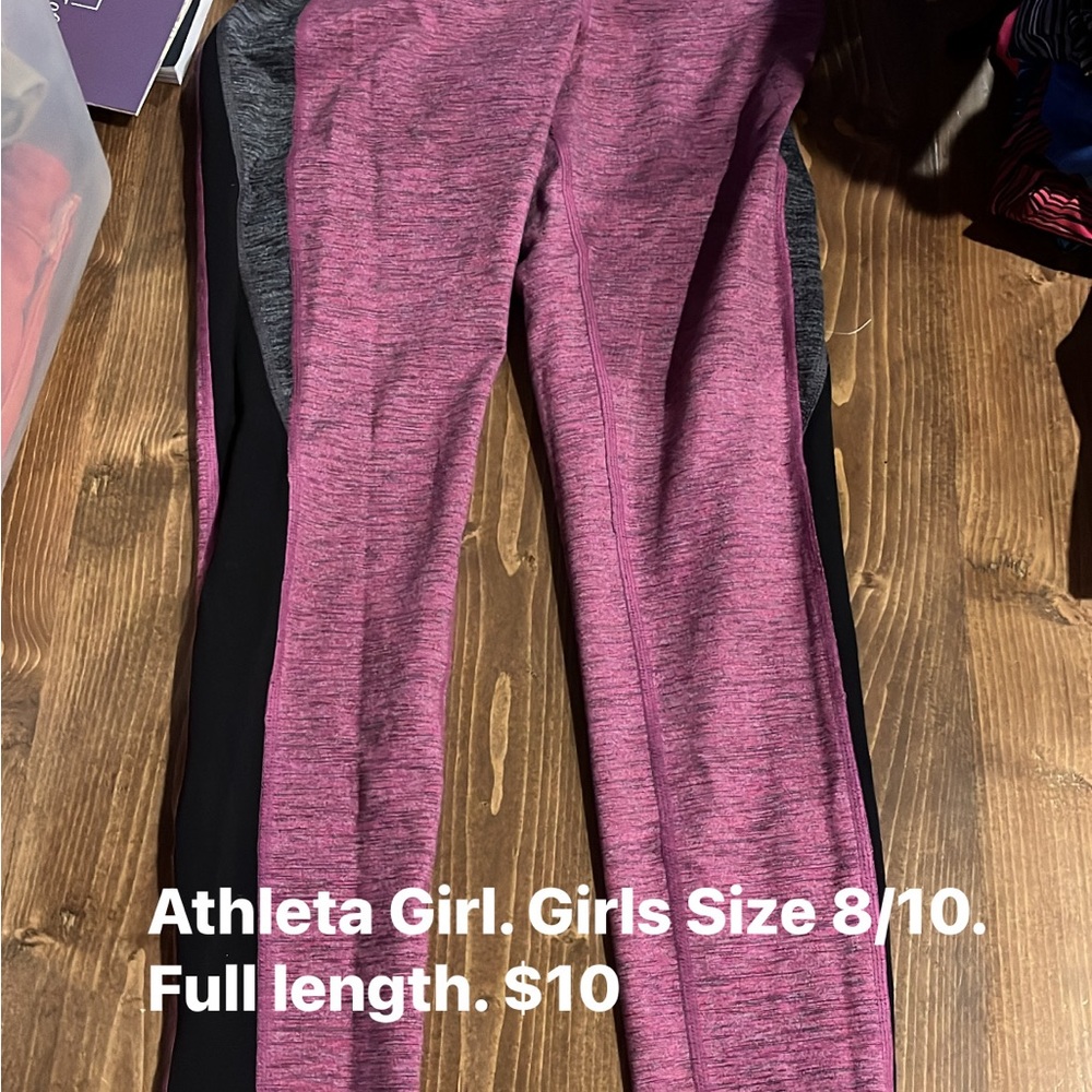 Athleta Pink Leggings for Active Wear
